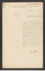 k.k. naturhistorisches Hofmuseum, Intendanzakten 1885-1896 (Hauer), Aktenzahl Z.19/1888, Seite 1